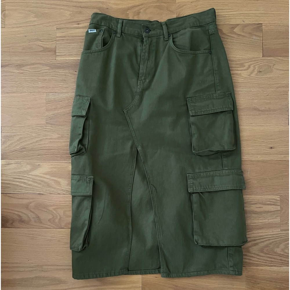 Ragged Priest midi cargo skirt